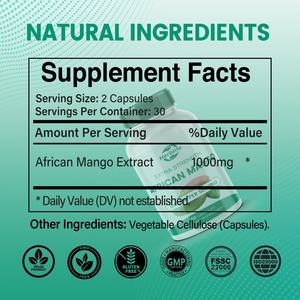 Suplemen Herbal Ekstrak Biji Mangga Afrika Kapsul OEM ODM Laris Manis - Product Image 3