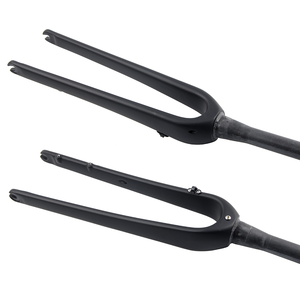 Nouvelle <span class=keywords><strong>fourche</strong></span> de vélo de route/gravel 700C UD entièrement en fibre de carbone, pour <span class=keywords><strong>cyclocross</strong></span>, avec frein à <span class=keywords><strong>disque</strong></span> plat, QR, tige droite et conique - Product Image 4