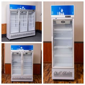 Refrigerador Comercial para Supermercados, Refrigerador <span class=keywords><strong>de</strong></span> Exhibición con Enfriamiento por Aire para Bebidas, <span class=keywords><strong>CocaCola</strong></span>, Pepsi, Otras Bebidas y Helados, para Uso en Tiendas - Product Image 4