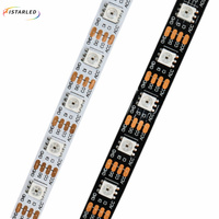 Bande LED programmable RVB 5V APA102C SK9822 60 LED pixels haute qualité, couleur pleine, pour KTV, discothèque, bar musical