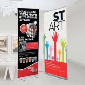 Expositor de Banner Enrollable Personalizado, Expositor de Banner Enrollable de Hierro Retráctil - Product Image 1