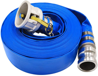 Tuyau plat en PVC de 2, 3 et 4 pouces, flexible, pour pompe à eau, tube en plastique pour système d'irrigation agricole