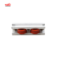 Roulement à rouleaux coulissant YCZCO BL-Duo, design traditionnel, en plastique et acier au carbone, faible bruit, durable, antirouille, pour utilisation dans la salle de bain