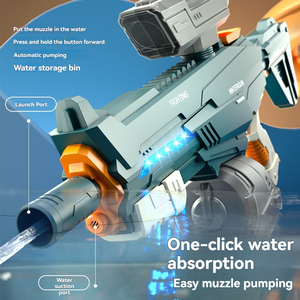 Pistolet à eau automatique pour enfants Modes électriques manuels avec forte pression d'eau Grande capacité Fun High-Tech Feel - Product Image 5