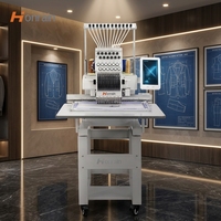 Machine à broder automatique HONRAIN à tête unique avec composants d'engrenage et de roulement pour la broderie de casquettes et de vêtements