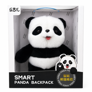 Zaino in peluche a forma di <span class=keywords><strong>panda</strong></span>, morbido, con cerniera, spallacci regolabili, suono musicale attivabile con la zampa, regalo divertente per bambini, ragazze e fan del <span class=keywords><strong>panda</strong></span> - Product Image 5