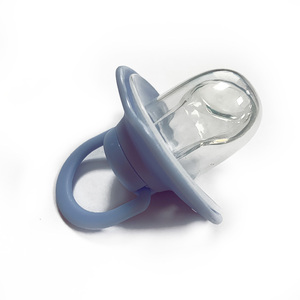 Sucette en gel de silice transparente, douce et lisse, pour bébé, vente directe d'usine, apaisante pour la dentition - Product Image 2