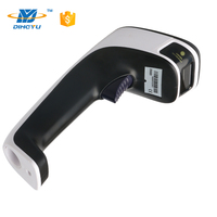 Supermercado Checker 1D Escáner de código de barras con cable Plug and Play con interfaz USB para centros comerciales y eficiente
