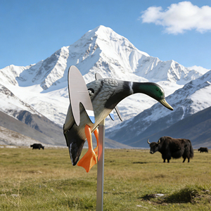 หุ่นล่อห่านแบบหมุนได้ ขับเคลื่อนด้วยมอเตอร์  สำหรับล่าสัตว์กลางแจ้ง  ทำจากพลาสติก น้ำหนักเบา - Product Image 2