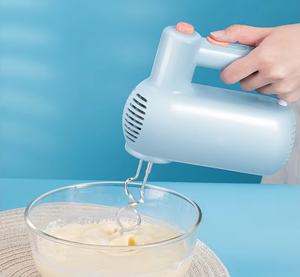 Fourchette à nourriture et à gâteau <span class=keywords><strong>Patate</strong></span> <span class=keywords><strong>douce</strong></span> Pâtes Pain Farine Manivelle De Poche Mini Double Mélangeurs de pâte dure électriques - Product Image 2