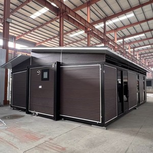 <span class=keywords><strong>Casa</strong></span> Container Prefabbricata di Lusso Espandibile in Acciaio Zincato Impermeabile da 20ft/40ft per Edifici e Uffici - Product Image 3
