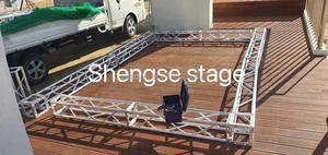 알루미늄 트러스 디스플레이 웨딩 배경 스탠드 이벤트 광고 배경 스탠드 LED 스크린 디스플레이 트러스 - Product Image 6