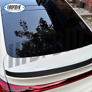 Aileron arrière en fibre de carbone véritable, finition mate, universel, compatible avec <span class=keywords><strong>AUDI</strong></span> A5L S5 Coupé, coffre de voiture, aileron A5L - Product Image 6