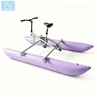 Vélo aquatique cylindrique gonflable à une place, cadre en aluminium, pliage et rangement faciles pour les excursions, fabriqué en Chine par Lumark Manufactory
