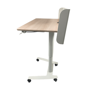 Escritorio Neumático Móvil de Altura Ajustable con Cajón y Ruedas Giratorias, Mesa de Conferencias para Aulas Escolares y Universitarias - Product Image 6