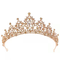 Kinder legierung Krone Kopf bedeckung Haarschmuck für Mädchen Geburtstag Leistung Stirnband Prinzessin Kleid Accessoires Hohe Qualität