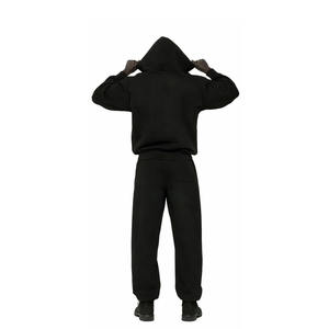 Vintage Rhinestone Flower <b>Hoodie</b> Men Trendy <b>Y2K</b> Puff Print Boxy Fit Autumn Winter Heavyweight Fleece Streetwear Clothing Factory - Product Image 2