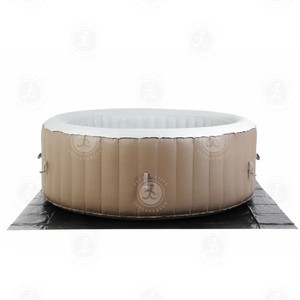 Baignoire <span class=keywords><strong>gonflable</strong></span> en PVC de qualité supérieure, design moderne, <span class=keywords><strong>spa</strong></span> de bain à remous extérieur pour 6 personnes avec fonction de massage par jets - Product Image 5