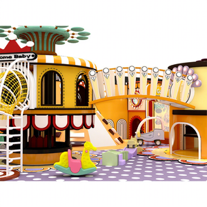 Aire de jeux intérieure sur le thème du carnaval personnalisée Aoleao, piscine à balles, toboggan, escalade, jeu de rôle pour enfants, jeux souples certifiés CE TUV - Product Image 3