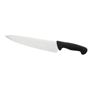 Coltello da Chef 8 Pollici con Lama in Acciaio Inossidabile e Manico Nero, Utensile da Cucina per Tagliare - Product Image 1