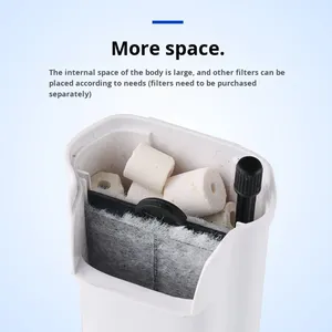 Filtre pour aquarium Sensen à niveau d'eau basse, type cascade peu profonde, petit, silencieux, purificateur d'eau intégré - Product Image 5