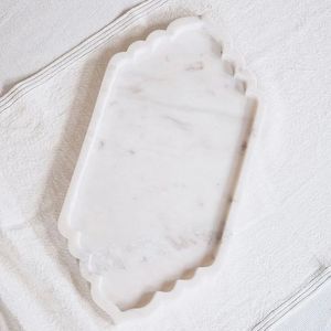 Venta directa Proveedor indio Bandejas de piedra modernas de lujo Restaurante Cocina Buena calidad Bandeja de artesanía de piedra artística Almacenamiento Ins - Product Image 2