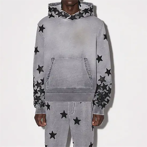 Sudaderas con Capucha para <span class=keywords><strong>Hombre</strong></span>, Estilo Vintage, Talla Grande, Lavado Ácido, Personalizadas, de Alta Calidad - Product Image 2