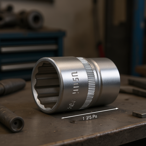 235 1/2 Pn <b>Socket</b> Wrench 12 Point Metric Size L B Dimension - Product Image 3