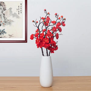 Longue tige pêche fleur de prunier Faux abricot japonais fausse fleur de prunier chinois - Product Image 4