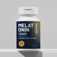 Yiteng Melatonin 10mg Hızlı Etkili Beyaz Tabletler Hızlı Uyku Başlaması Geliştirilmiş Emilim Yetişkin Uyku Yardımcısı HACCP Sertifikalı 60 Tablet
