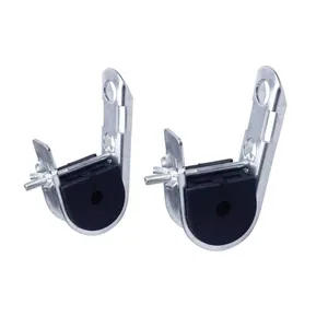 Custom Cable Tension Hang Clamp Bracket Outdoor Hot-dip Galvanizing J Hook Cable Suspension Clamp