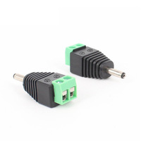 Nouvelle prise d'alimentation cc CCTV caméra adaptateur prise 5.5x2.1mm à 5.5*2.5mm mâle femelle connecteur Jack