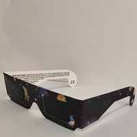 Grossiste en lunettes d'éclipse en carton, certifiées EPI CE, impression CMYK personnalisée, FOB DDP disponible