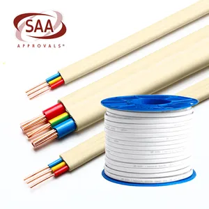 Flat TPS stranded solid 2.5mm 10mm 16mm electric cable wire