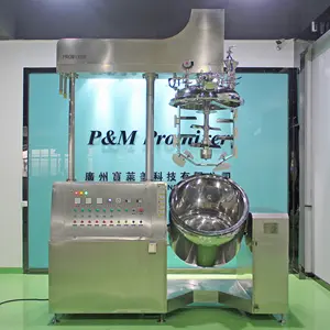 P & M 치약 제작 진공 유화 믹서 고단 믹서 균질화 화장품 크림 페이스트 제조 기계