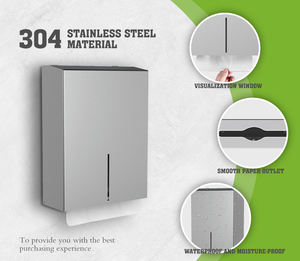 Dispensador de toallas de papel comercial Z-Fold personalizado de fábrica FANDA-Perfecto para ubicaciones de mucho tráfico - Product Image 4