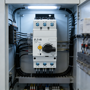 Eaton PKZM4-50 מפסק מגן מנוע, אישור UL/CE, 25 KW, 40-50A, מסופי בורג, למעגל מכונות - Product Image 5