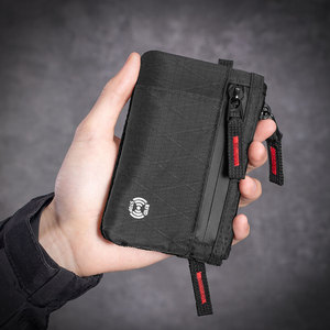 Vente chaude élégant anti-vol RFID lanière intelligente nouvelle tendance personnalisée fermeture éclair Polyester doublure multifonctionnel portefeuille court hommes - Product Image 3
