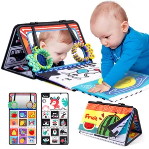 YSR新デザイン03ヶ月おもちゃ脳発達プリーツ布本赤ちゃん知恵布本セット赤ちゃん布本リンギングペーパー