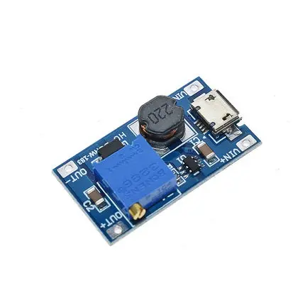 Module DC Step Up Power Supply Booster MT3608 For Replace XL6009 Micro USB 2A Adjustable 2-24V To 28V Step-up Module