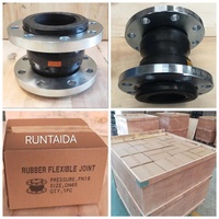 Fabricants DIN connecteur étanche compensateur flexible SS304 bride double sphères joint d'expansion en caoutchouc
