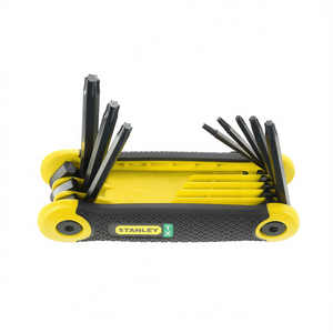 Jeu de clés Torx Stanley 8 pièces, clés hexagonales T10 à T40, outil compact pliable - Product Image 2
