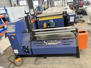 Machine à rouler les plaques en acier inoxydable galvanisé HOGI à 4 rouleaux pour rouler les sections elliptiques, les cheminées et les conduits écologiques - Product Image 6