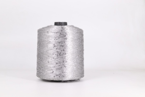 Fil fantaisie en Polyester, paillettes de 3MM, <span class=keywords><strong>150D</strong></span>, personnalisé en usine, de haute qualité, pour tricot - Product Image 2