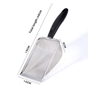 Outil de nettoyage, pelle à litière pour chat en acier inoxydable, manche <span class=keywords><strong>long</strong></span>, pelle à litière pour animaux - Product Image 5