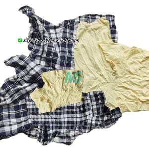 Soft & Absorbent Cotton Rags 10kg 25kg Mixed Industrial Cotton Wiping Rags <b>Cloth</b> Oil Wiping Rags - Product Image 3