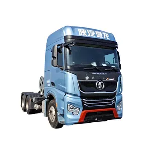 Kleiner X6000 LKW Traktor zieht Kühler kopf Shacman 400 PS Traktor Anhänger LKW 4 X2 Traktor LKW Mit Winde Kran In China