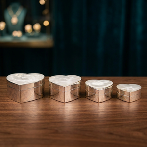 Ensemble de 4 récipients en laiton plaqué argent - Product Image 4