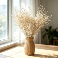 Bouquet de fleurs éternelles pour la décoration de la maison - Fait main, longue durée (3-5 ans), cadeau de remise de diplôme, fête des mères et Noël