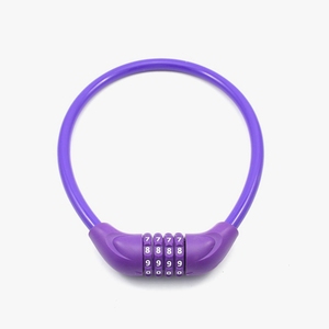 Lucchetto per Bicicletta a Quattro Cifre YH1478, Antifurto per Mountain Bike, Lucchetto a Combinazione con Cavo in Acciaio, Antitaglio - Product Image 4